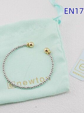 Enewton Steel Wire Copper Bead Bangle